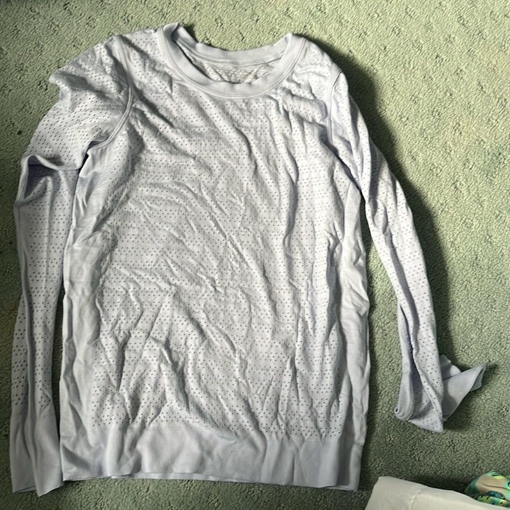 Lululemon light purple long sleeve